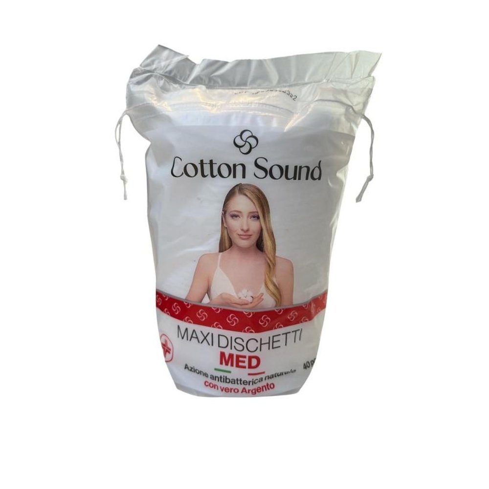 Cotton Sound Maxi Dischetti Med Con Argento 40 Pz