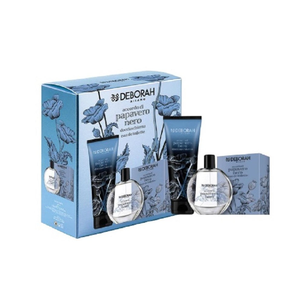 Deborah Papavero Nero Coffret Edt 100Ml + Docciaschiuma 250Ml
