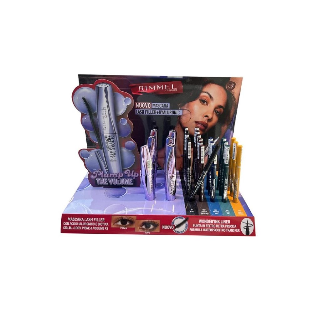 Rimmel Expo Matita Occhi Wonder Ink + Mascara Wonder Bond da Pz 27