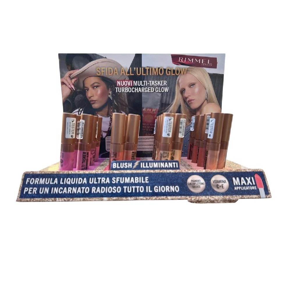 Rimmel Blush Illumin Expo Multi Tasker Turbocharged Glow 24pz + Tester