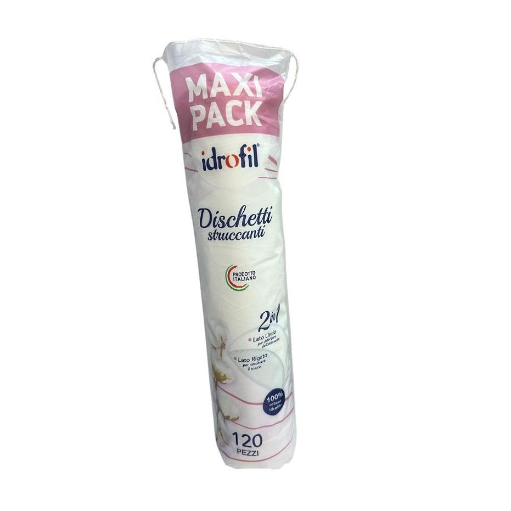 Idrofil Dischetti Struccanti Puro Cotone 120 Pz