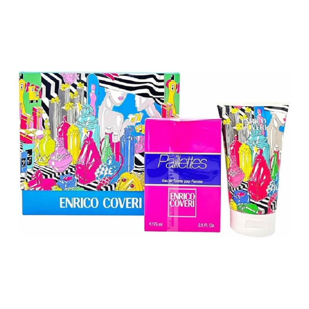 Enrico Coveri Paillettes Coffret Edt 75Ml + Shower Gel 150Ml