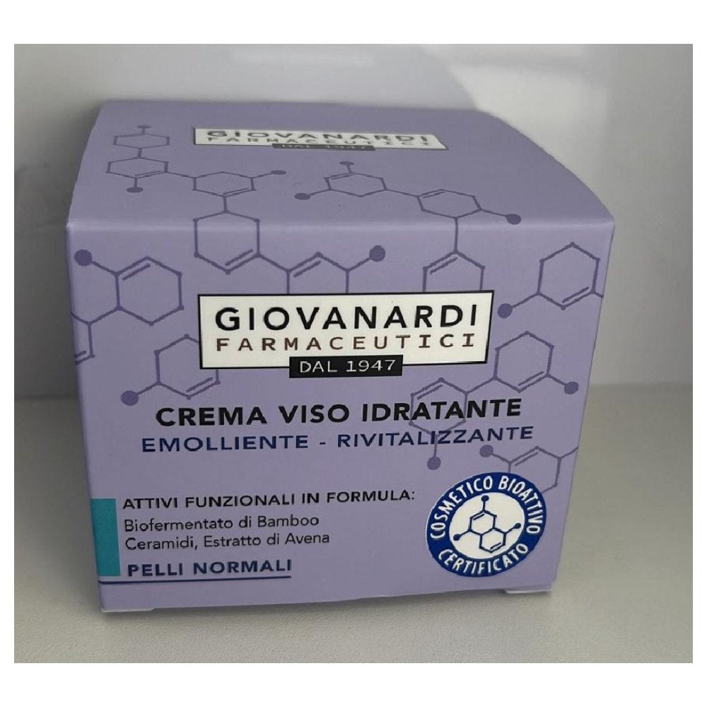 Giovanardi Farmaceutici PN Crema Viso Idratante Emolliente e Rivitalizzante 50 Ml