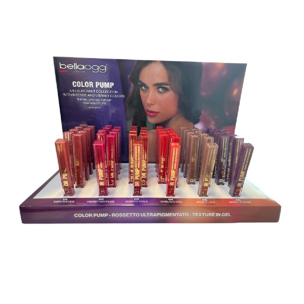 Bellaoggi Expo Colour Pump Rossetto Ultrapigmentato 48pz+tst