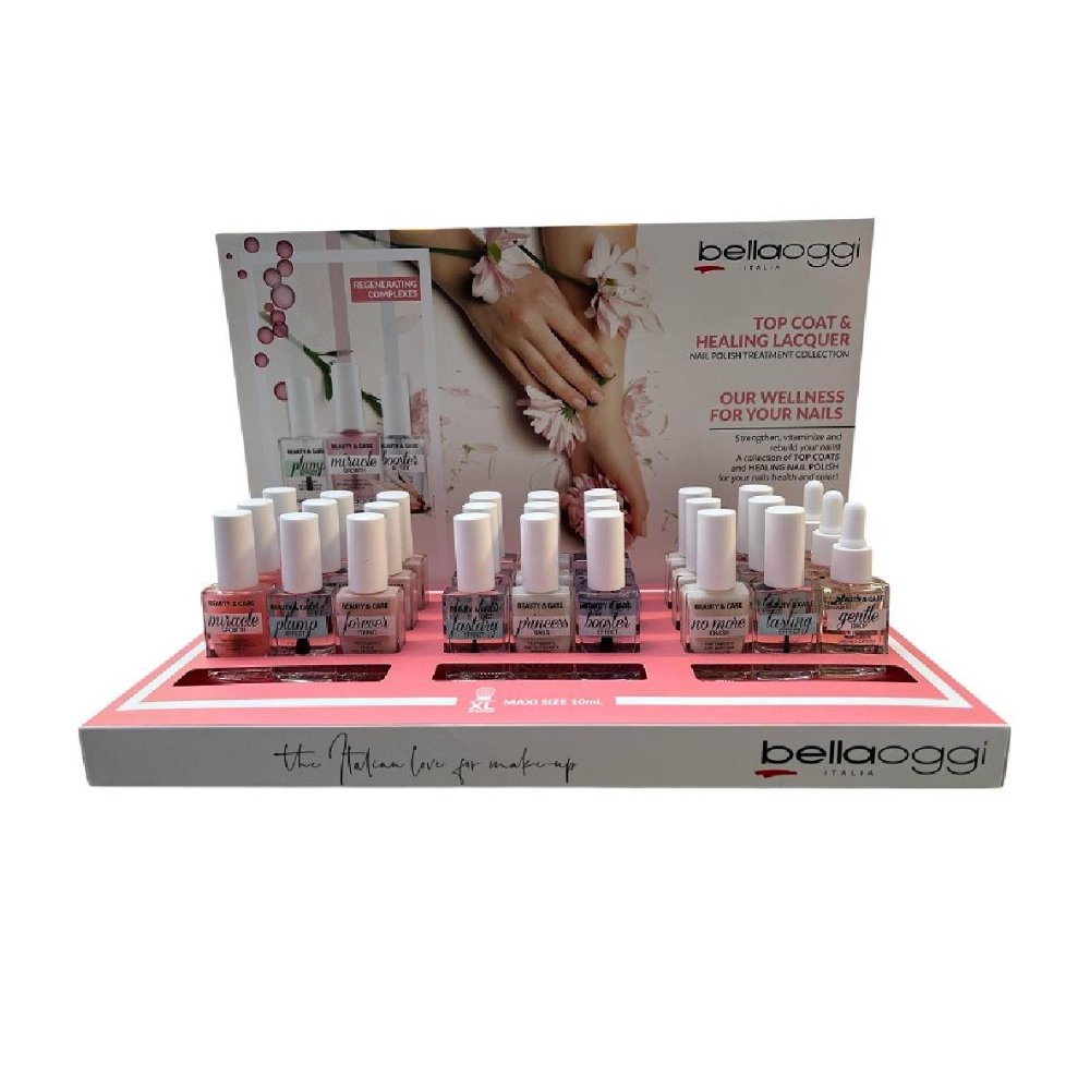 Bellaoggi Expo Beauty & Care 27Pz Top Coat & Healing Lacquer