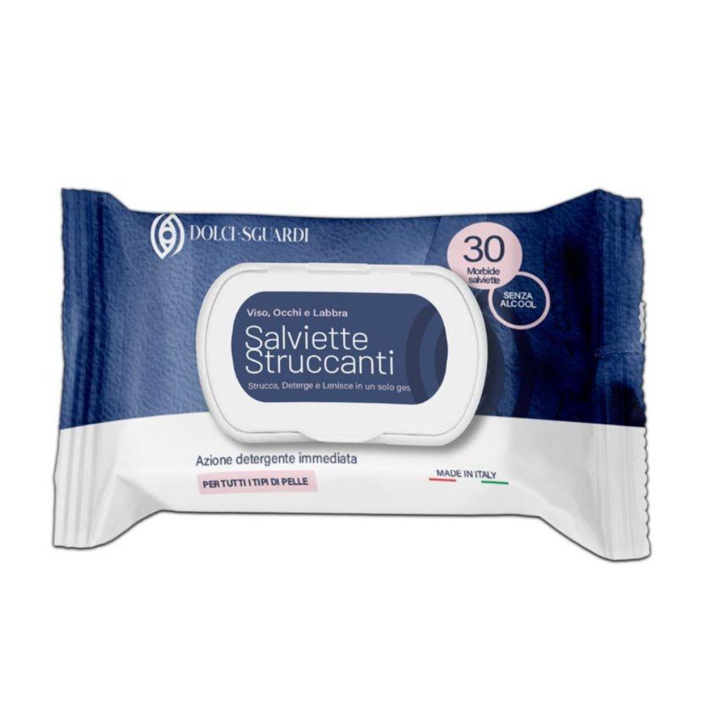 Dolci Sguardi Salviette Struccanti Viso Occhi e Labbra 30 Pz