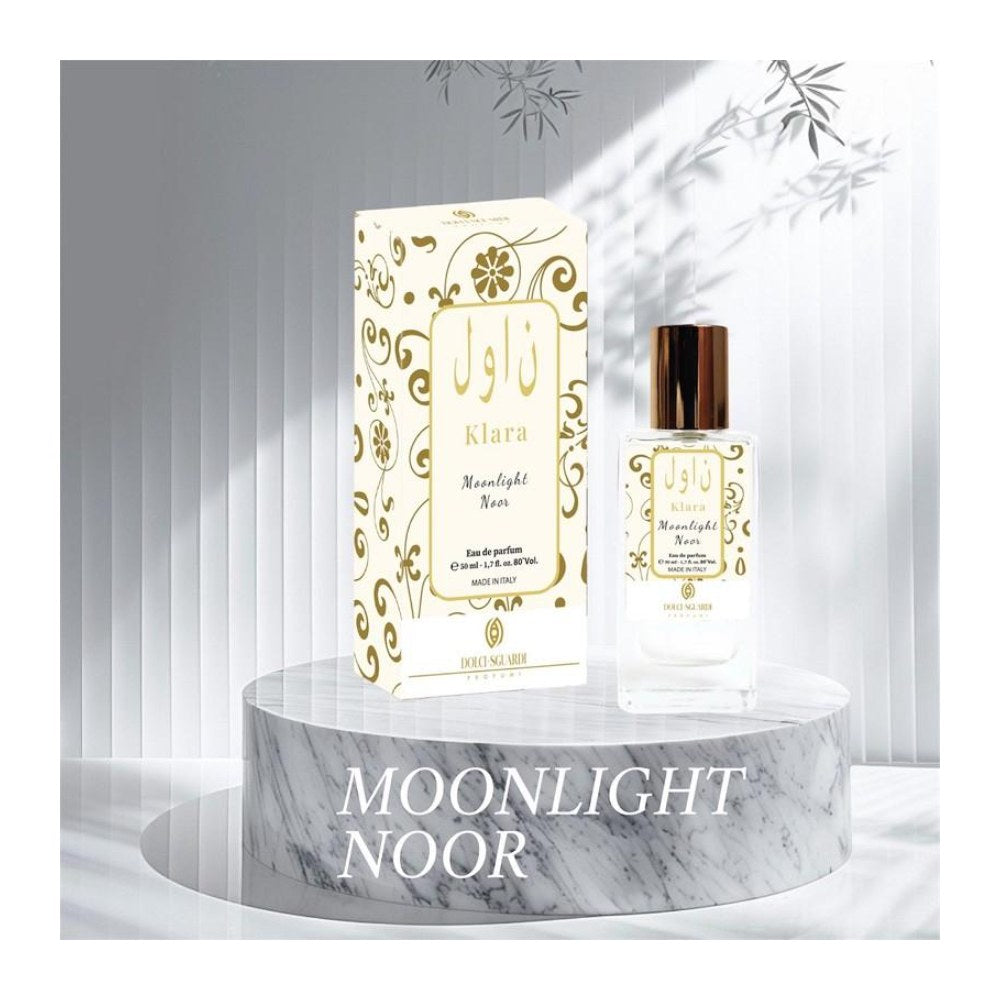 Dolci Sguardi Klara Moonlight Noor Eau de Parfum donna – dettaglio packaging profumo