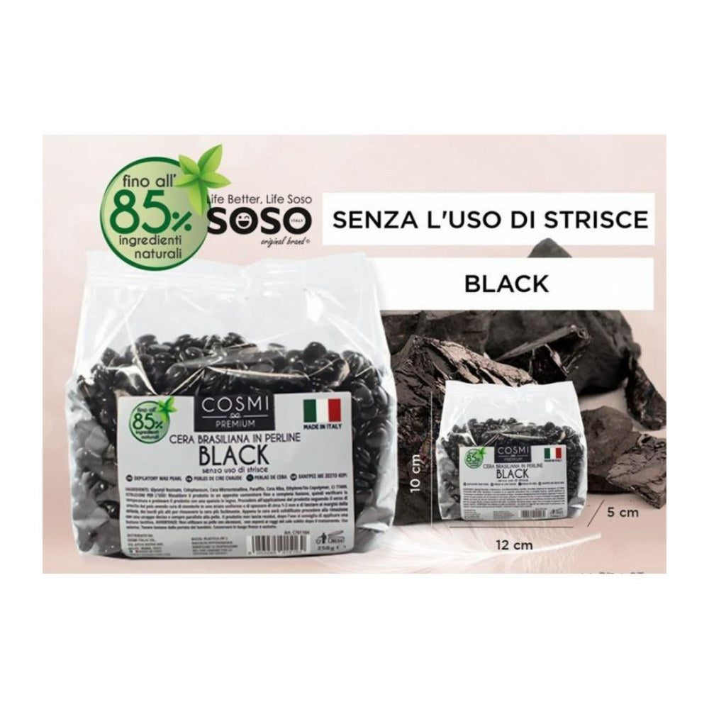 Cosmi Premium Cera Perline Black 250 gr