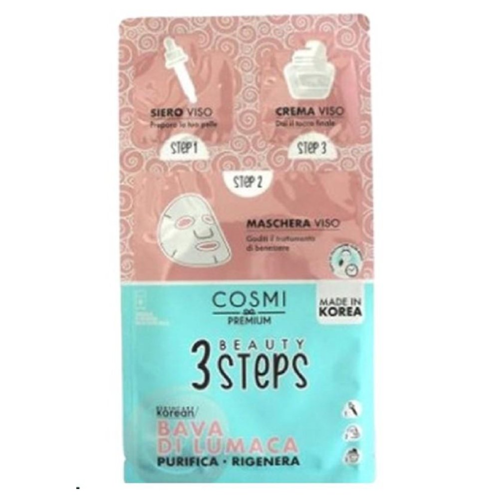 Cosmi Trattamento Viso 3 Steps K-Beauty Bava Lumaca