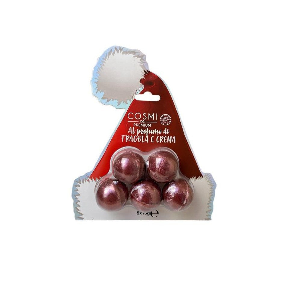 Cosmi 5 Bombe da Bagno Santa Claus 15 gr