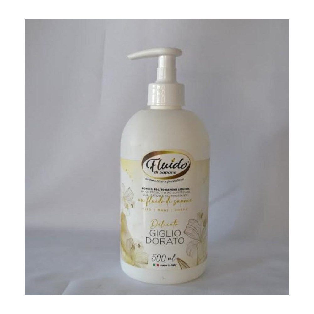 Fluido di Sapone Giglio Dorato Sapone Liquido 500 ml