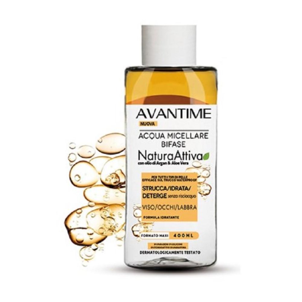 Avantime Acqua Micellare Bifase Natura Attiva Argan 400 Ml