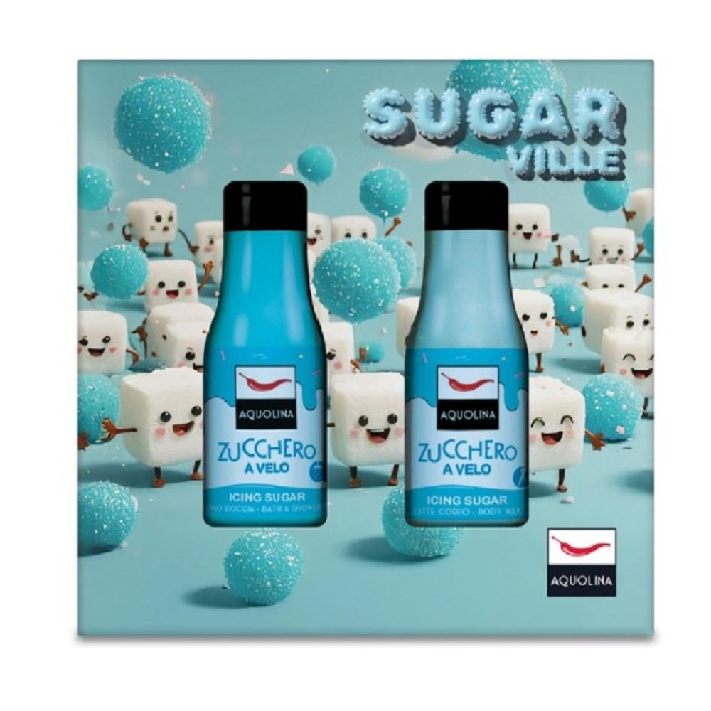 Aquolina Sugar Ville Coffret Shower Gel 125Ml + Body Lotion 125Ml Zucchero A Velo