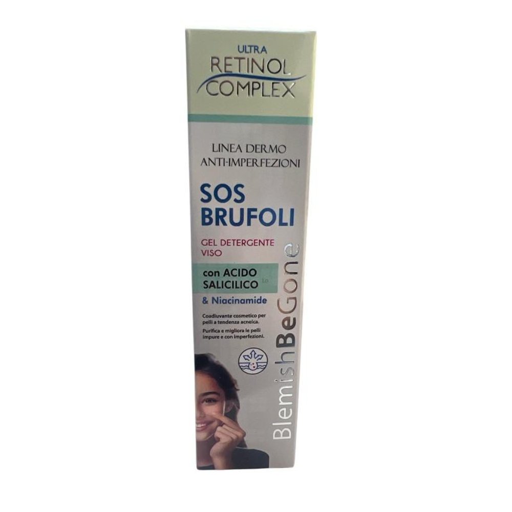Ultra Retinol Complex Gel Detergente Viso SOS Brufoli 100 ml