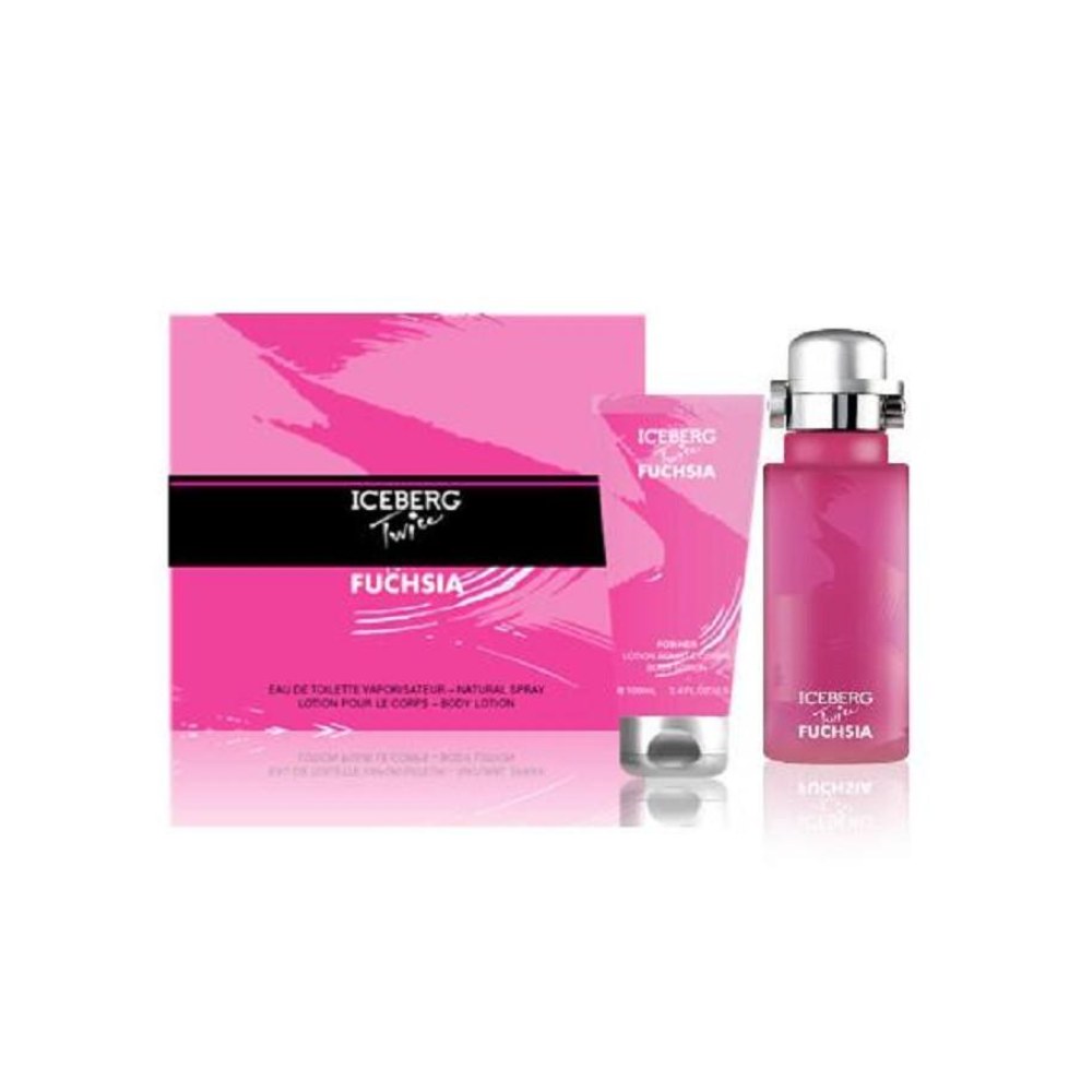 Iceberg Twice Fuchsia For Her Coffret Edt 125Ml + Body Lotion 100Ml