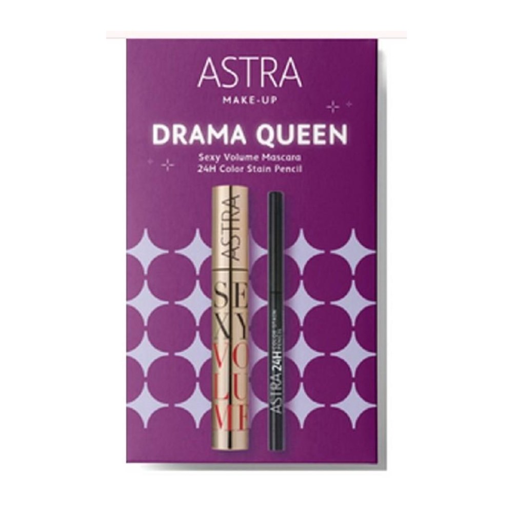 Astra Drama Queen Coffret Mascara Sexy Volume + Matita Occhi 24H