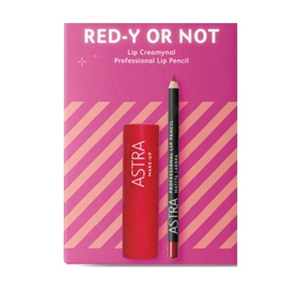 Astra Red-Y Or Not Coffret Rossetto 08 Ginger + Matita Labbra 42 Cherry