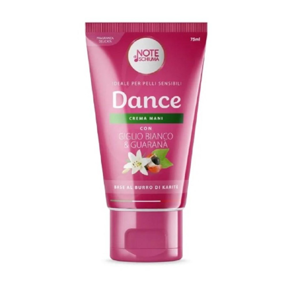 Note di Schiuma Dance Crema Mani 75 ml Giglio Bianco e Guarana