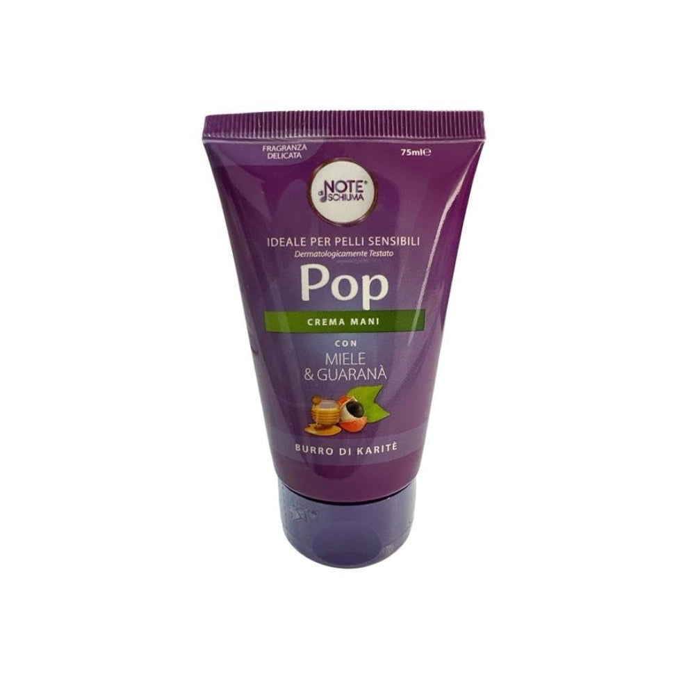 Note di Schiuma Pop Crema Mani 75 ml Miele e Guarana