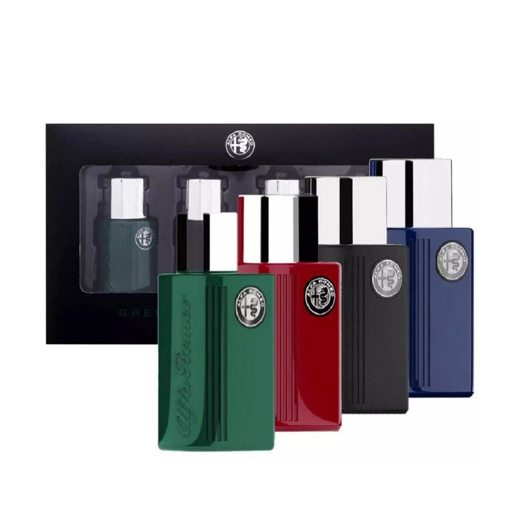 Alfa Romeo Coffret 4 X EDT 15Ml Red + Black + Blue + Green