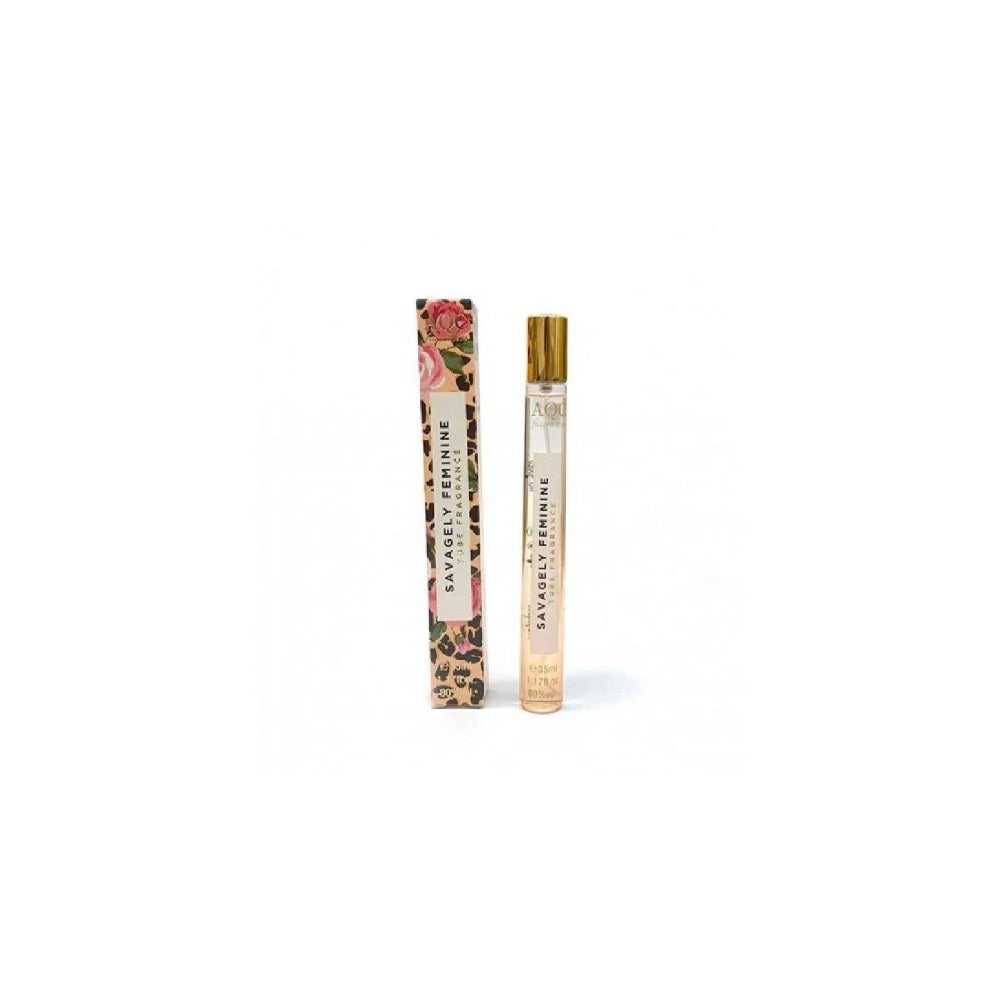 Aquarius Savagely Feminine Eau de Toilette per donna – flacone audace