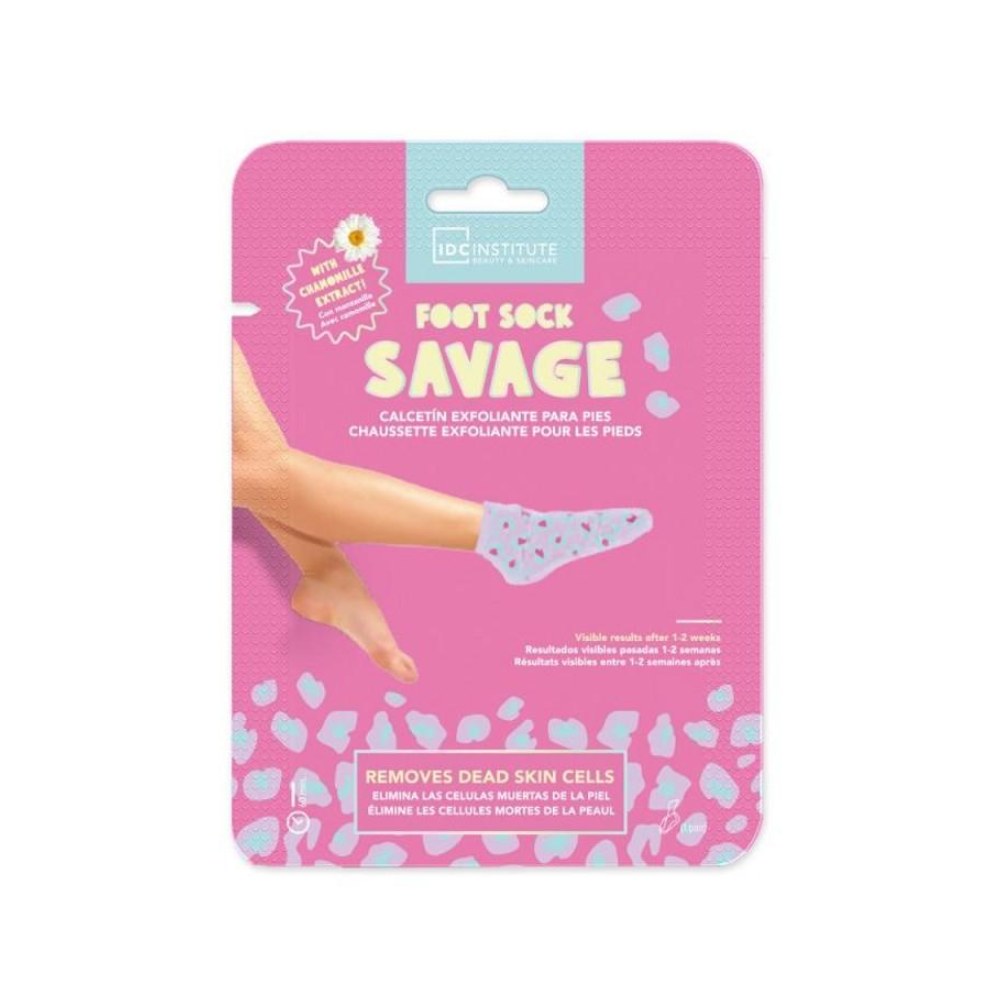 IDC Institute Foot Sock Savage Maschera Esfoliante Piedi