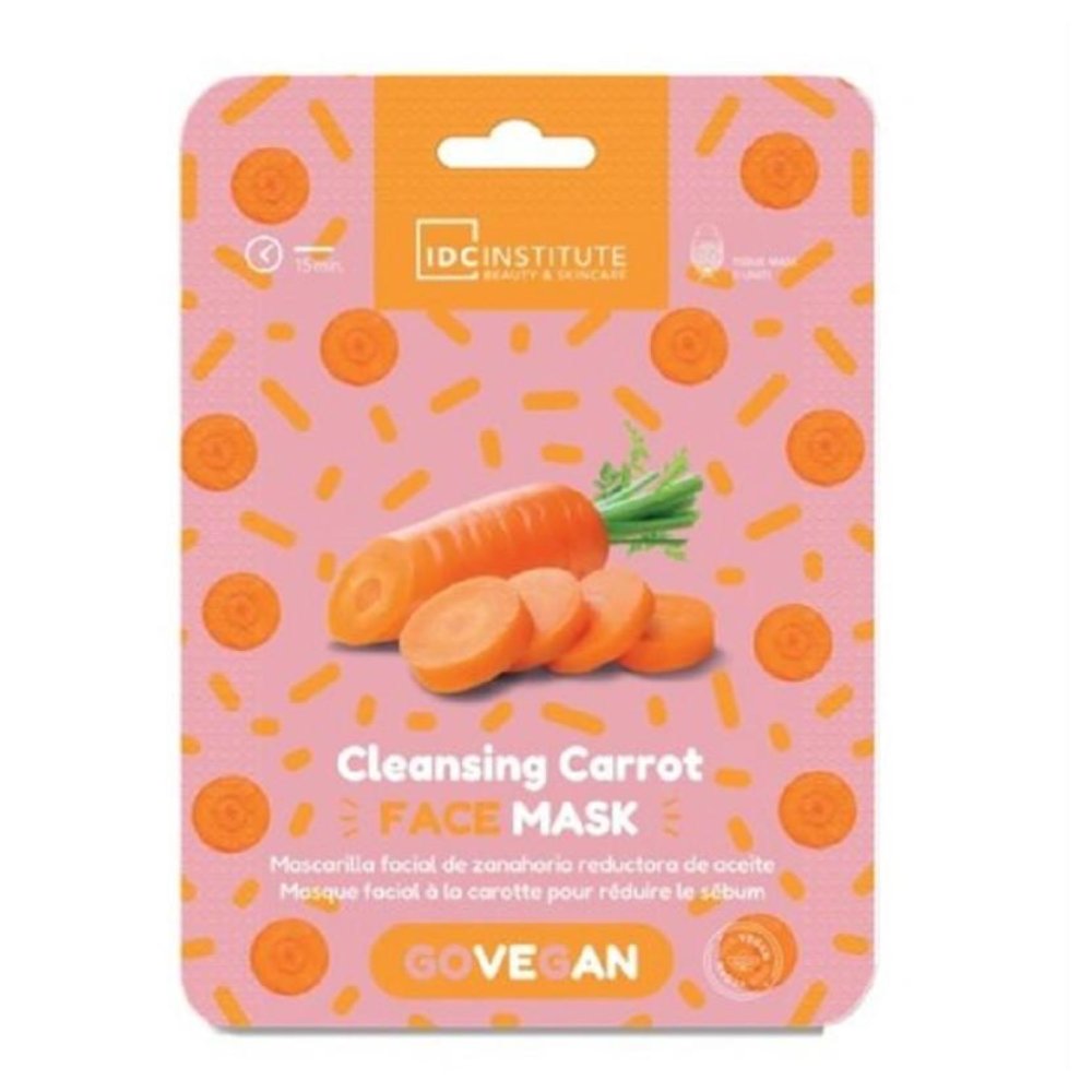 IDC Institute Maschera Viso Vegana alla Carota per Pelli Sensibili e Grasse