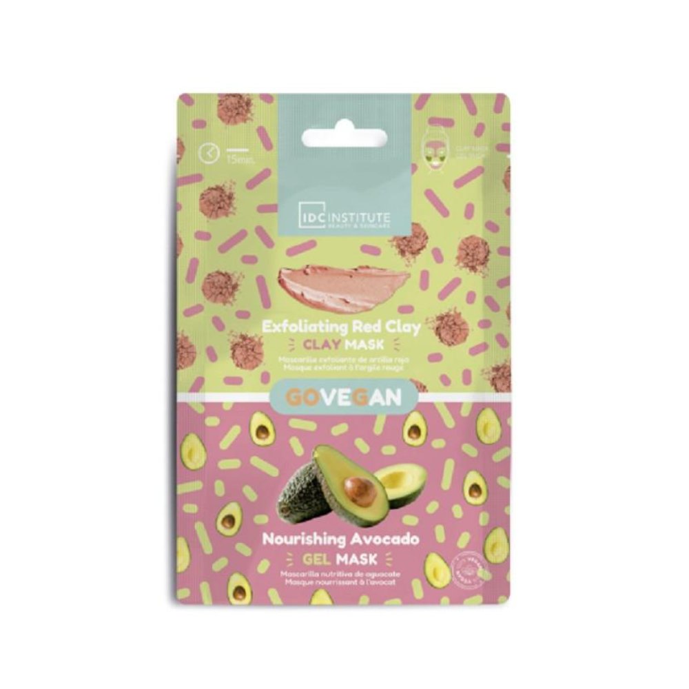 IDC Institute Skincare Essentials Maschera Duo Argilla Rossa e Avocado