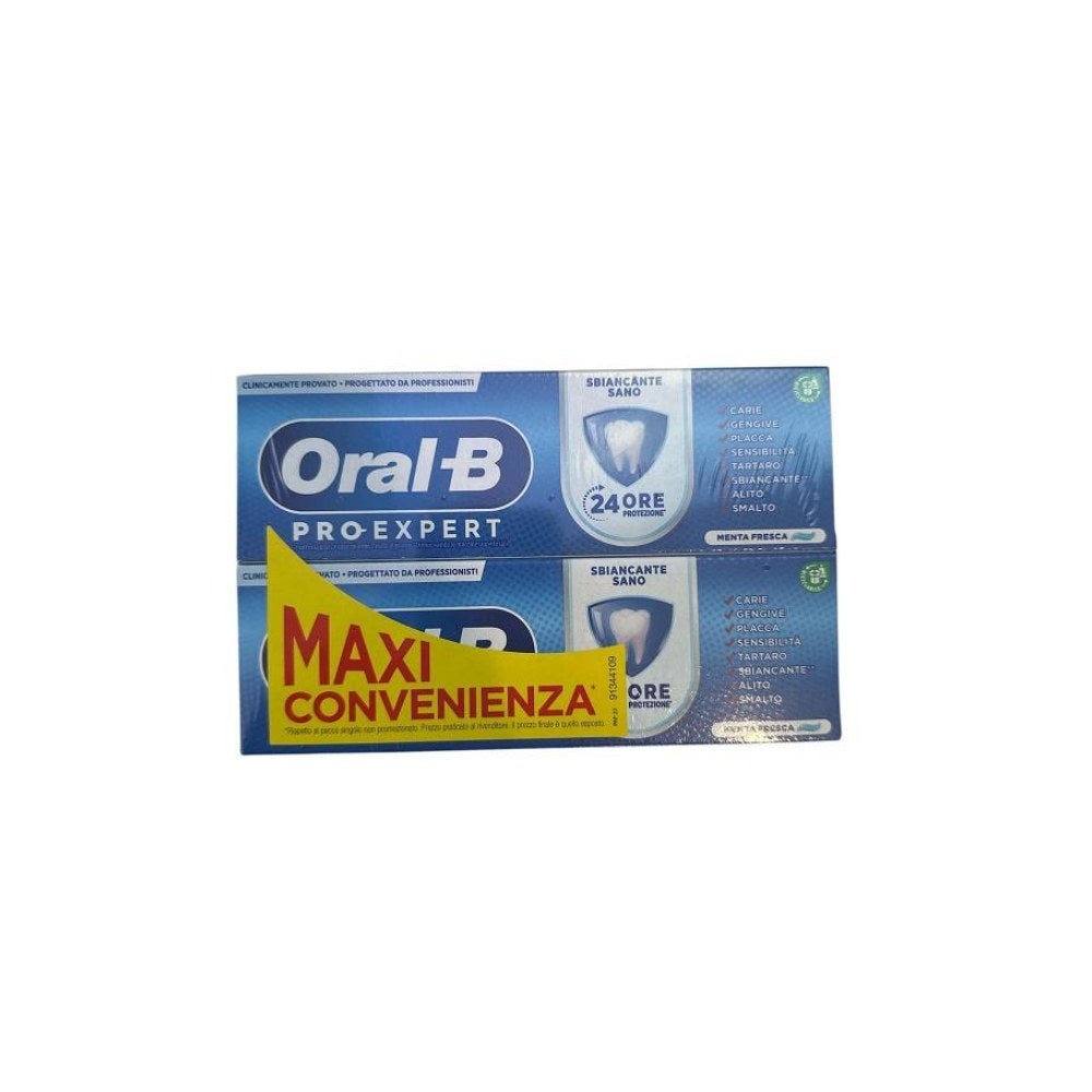 Oral-B Dentifricio Sbiancante Pro Expert 2 x 75 ml