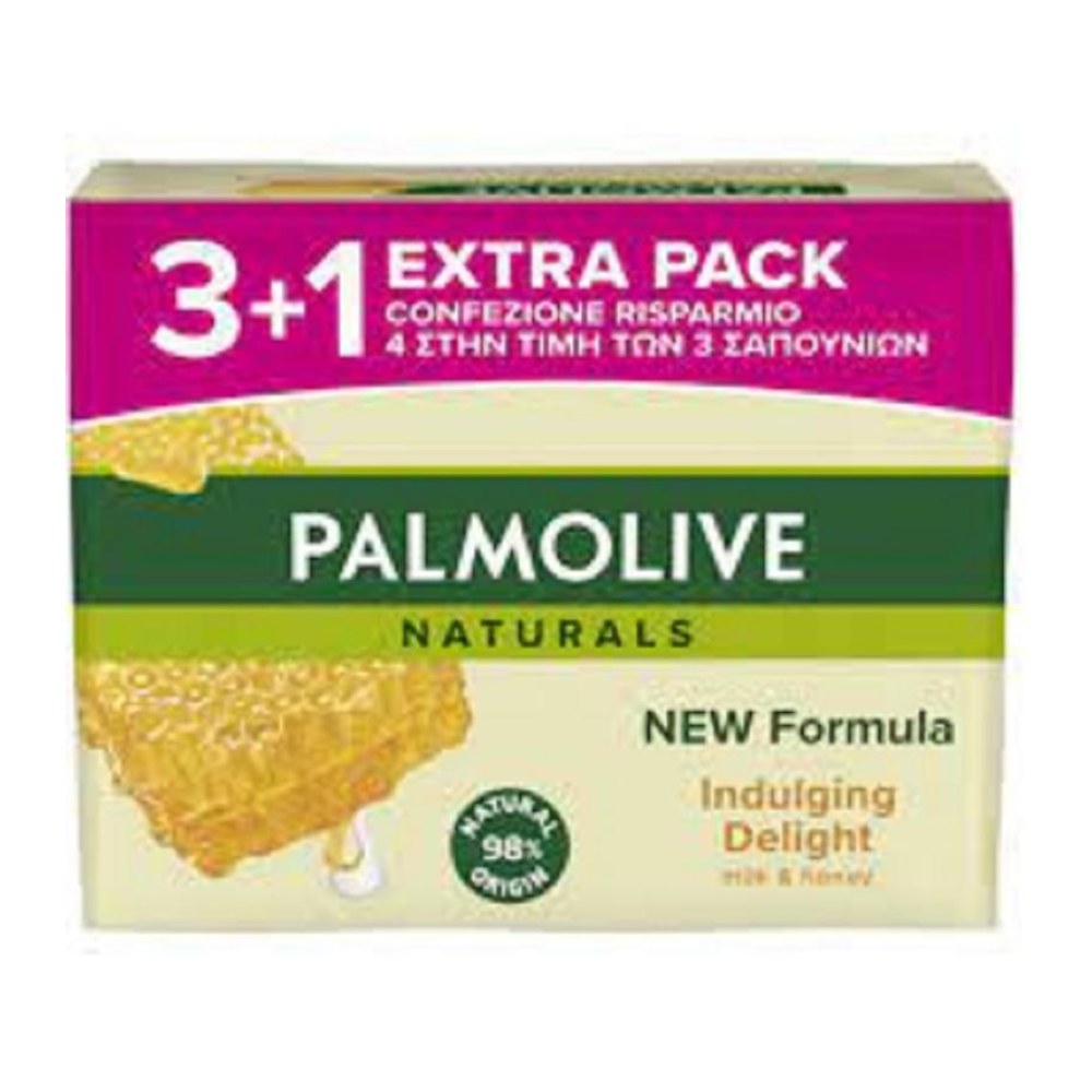Palmolive Sapone Solido Latte e Miele 3+1 90 gr