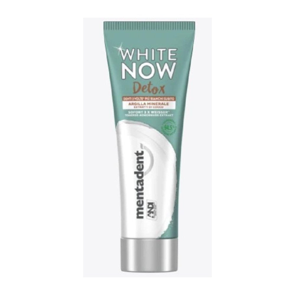 Mentadent Dentifricio White Now Detox Cocco 75 ml