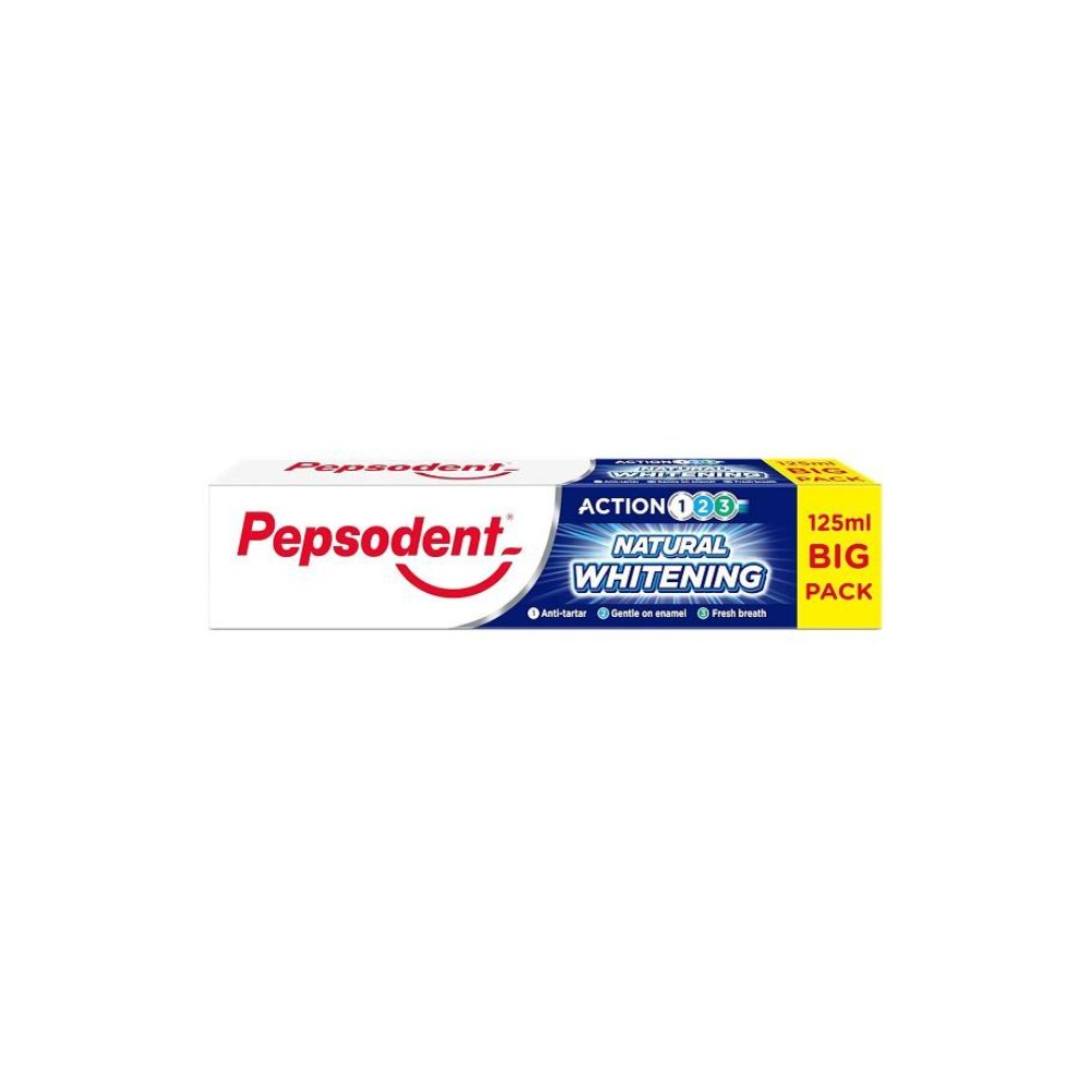 Pepsodent Dentifricio Natural Whitening 125 ml