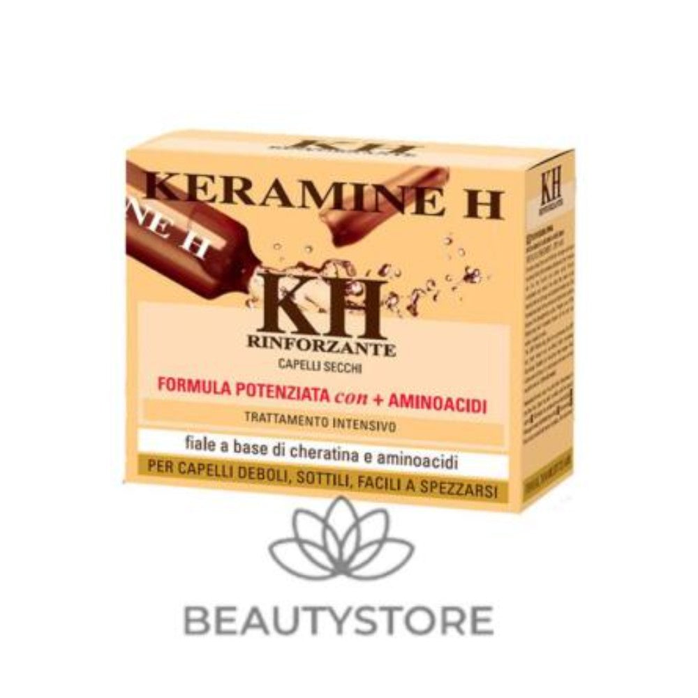 Keramine H Rinforzante Avorio Fiale Capelli Secchi Anticaduta 10x10ml