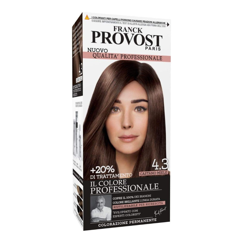 Franck Provost Colorazione Permanente 4.3 Castano Miele Luminoso